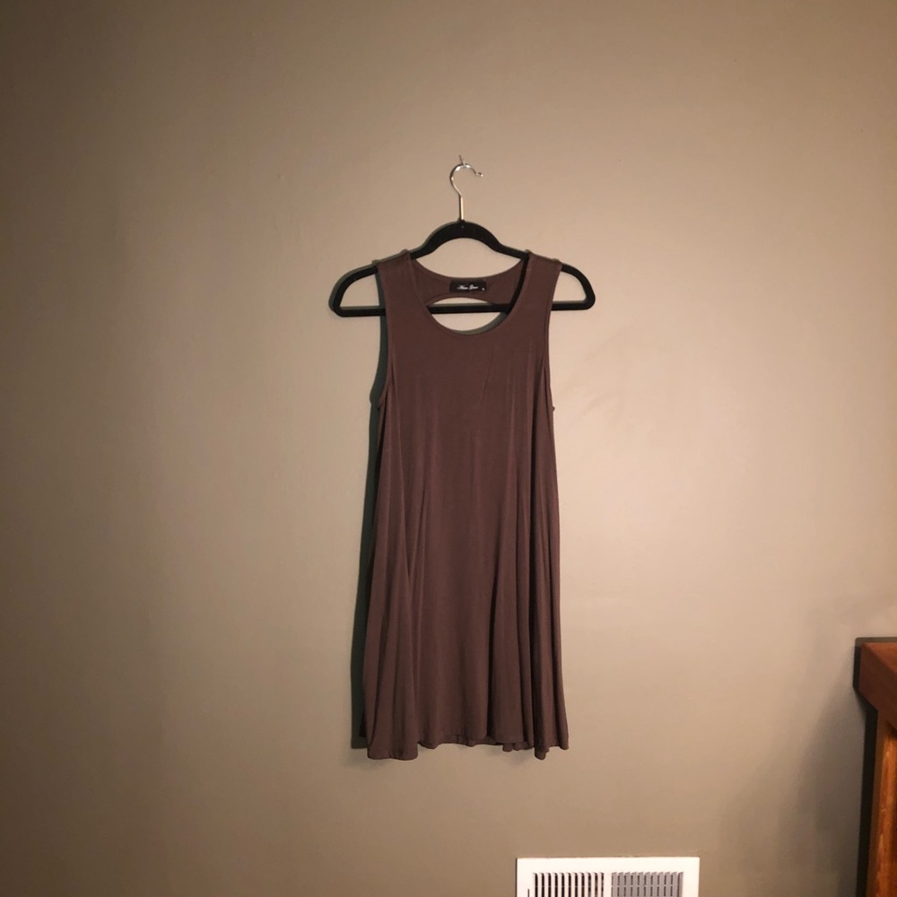 Simple Hunter green Tshirt Dress